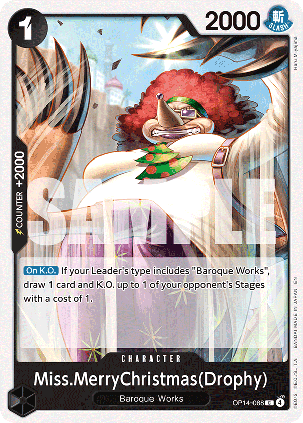 OP14-088 | C | CHARACTER Miss.MerryChristmas(Drophy)