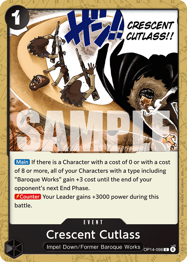 OP14-098 | C | EVENT Crescent Cutlass