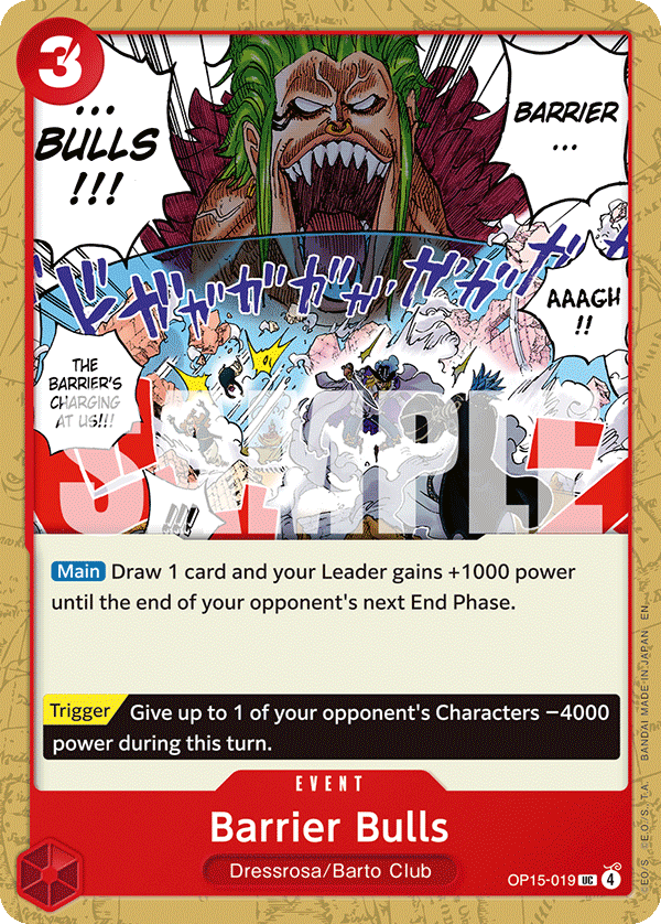 OP15-019 | UC | EVENT Barrier Bulls