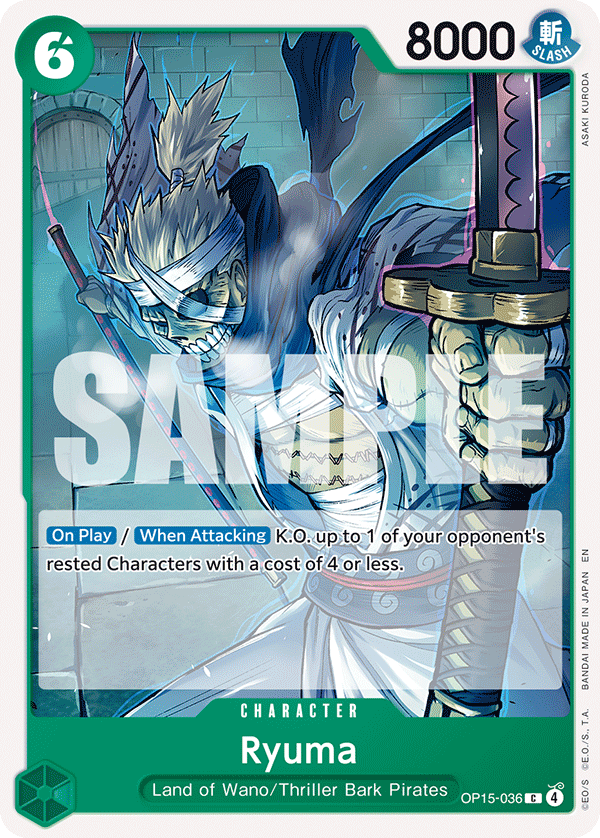 OP15-036 | C | CHARACTER Ryuma