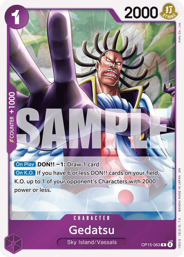 OP15-063 | R | CHARACTER Gedatsu