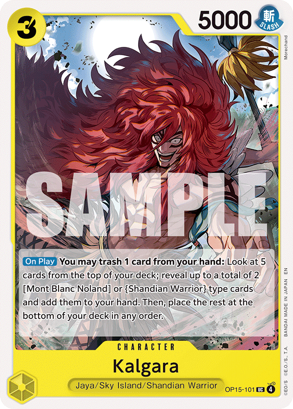 OP15-101 | UC | CHARACTER Kalgara