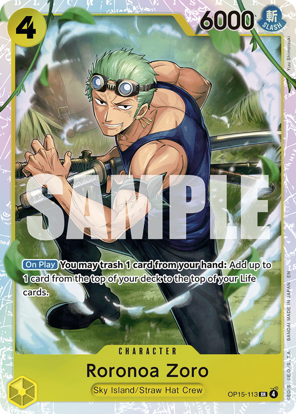 OP15-113 | SR | CHARACTER Roronoa Zoro