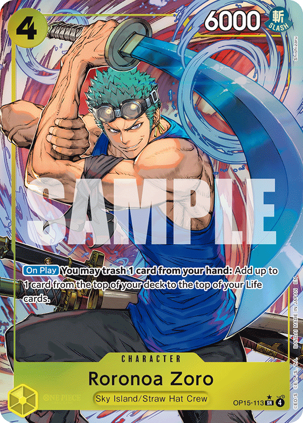 OP15-113 | SR | CHARACTER Roronoa Zoro Parallel