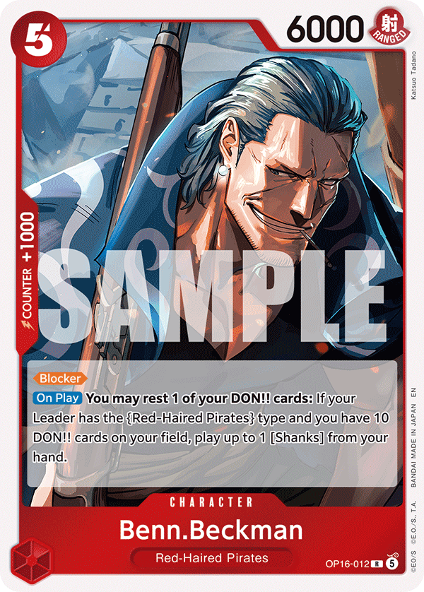 OP16-012 | R | CHARACTER Benn.Beckman