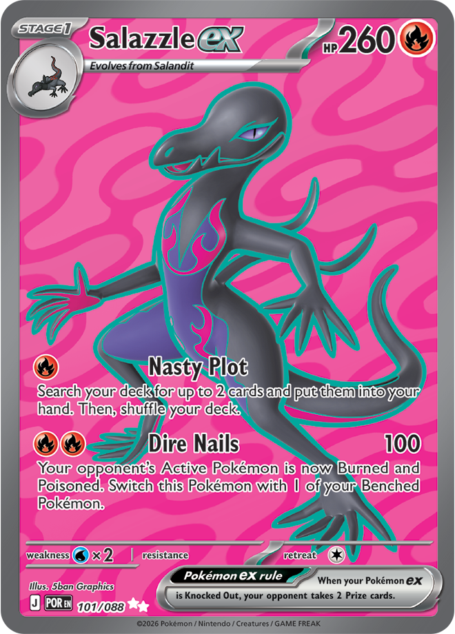 Mega Evolution - Perfect Order 101/088 Salazzle ex