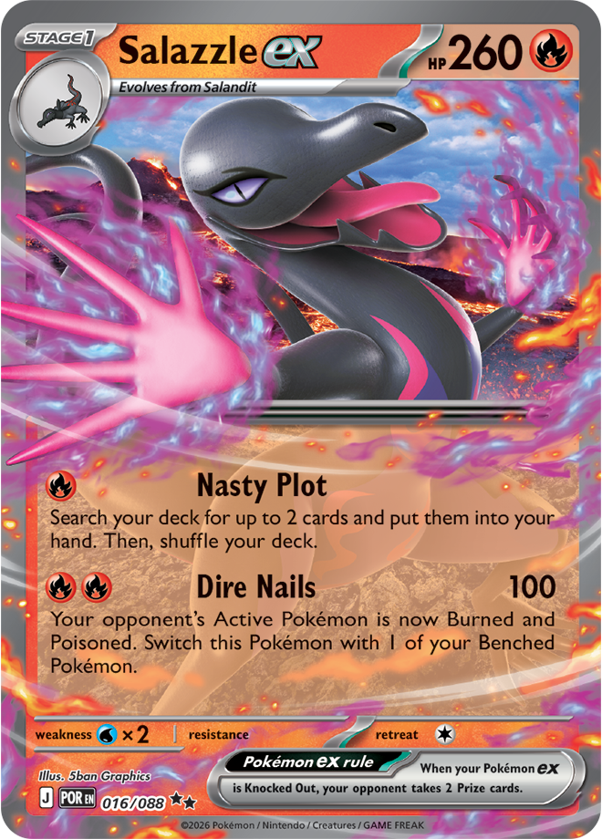 Mega Evolution - Perfect Order 016/088 Salazzle ex