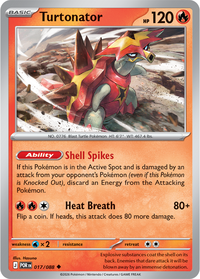 Mega Evolution - Perfect Order 017/088 Turtonator