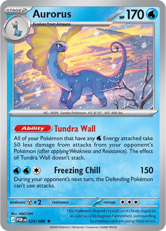 Mega Evolution - Perfect Order 024/088 Aurorus Holo