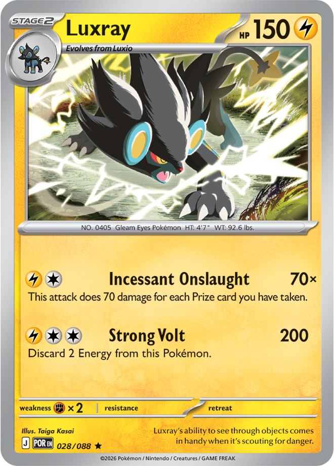 Mega Evolution - Perfect Order 028/088 Luxray Holo