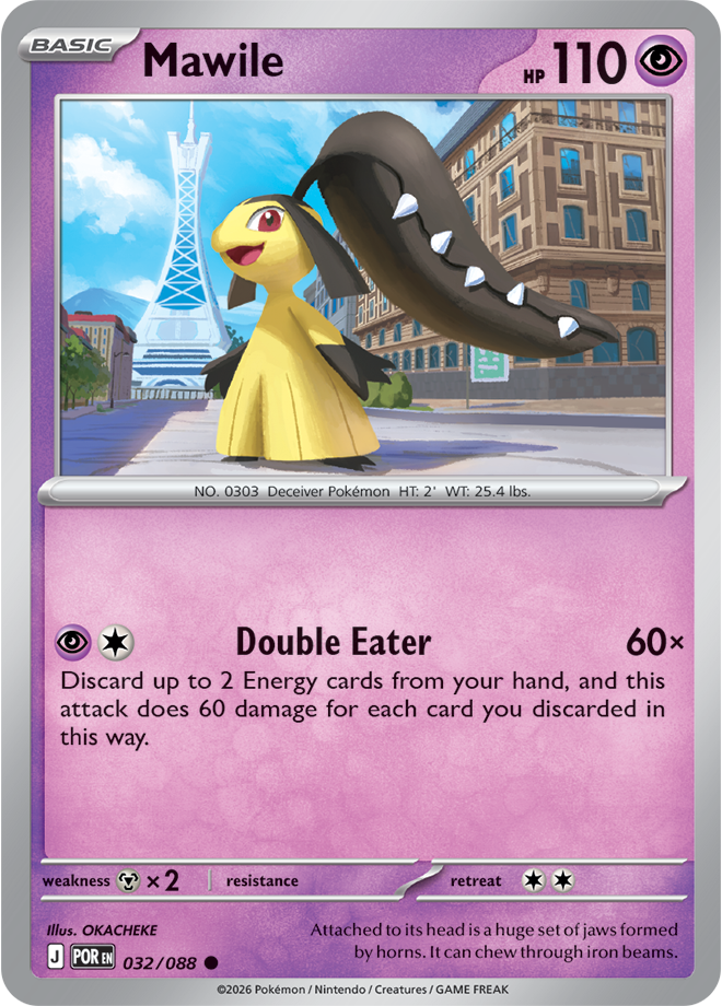Mega Evolution - Perfect Order 032/088 Mawile Reverse Holo