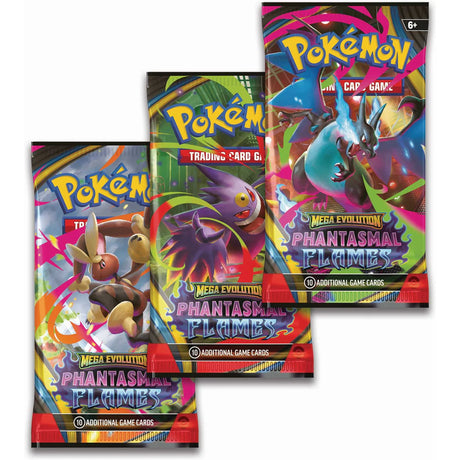 Pokémon TCG: Mega Evolution Phantasmal Flames - 3 Pack