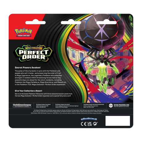 Pokémon TCG: Mega Evolution Perfect Order - 3 Pack