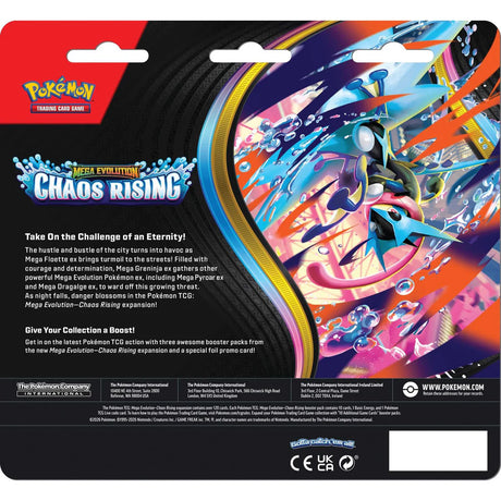 Pokémon TCG: Mega Evolution Chaos Rising - 3-Pack