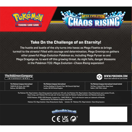 Pokémon TCG: Mega Evolution Chaos Rising - Boosters Box