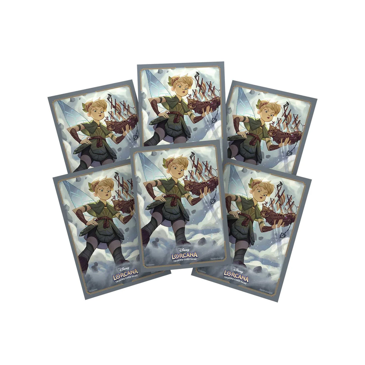 Disney Lorcana Trading Card Game - Card Sleeve Pack Tinkerbell Set 8