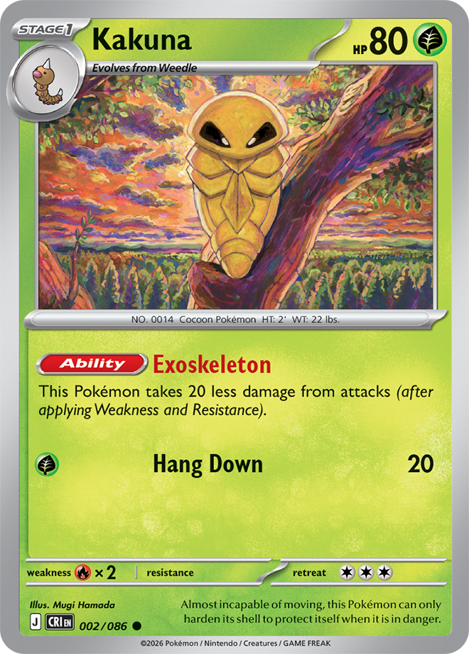 Mega Evolution - Chaos Rising 002/086 Kakuna