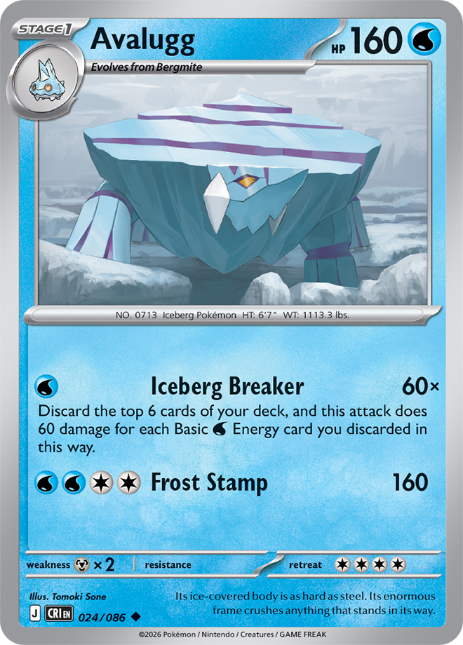 Mega Evolution - Chaos Rising 024/086 Avalugg