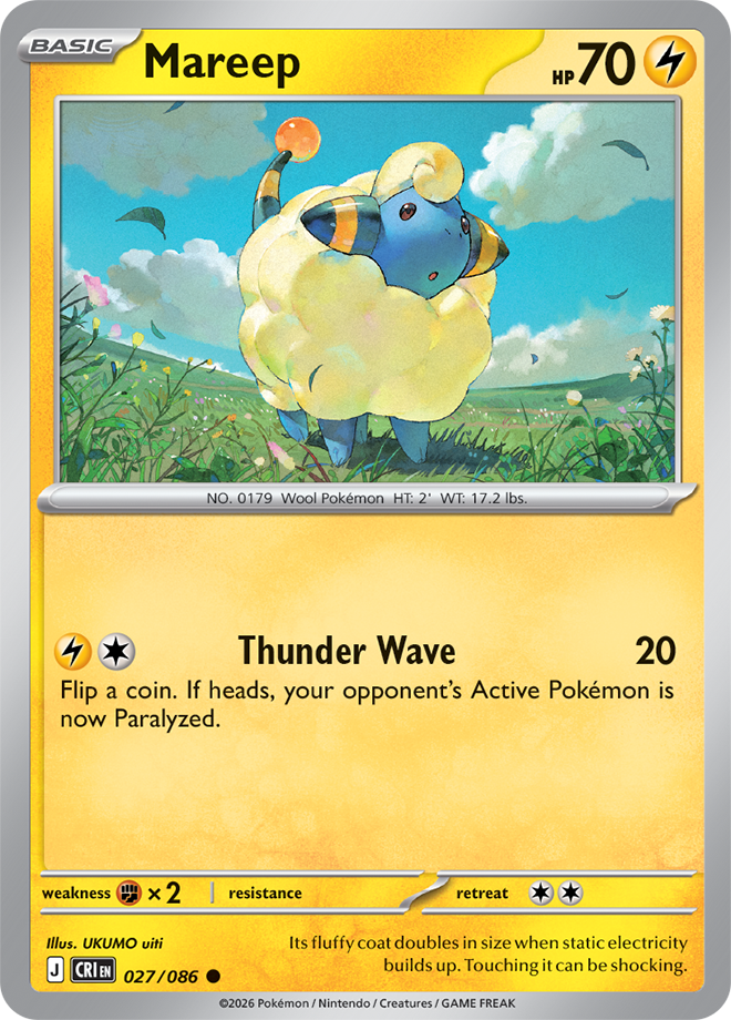 Mega Evolution - Chaos Rising 027/086 Mareep