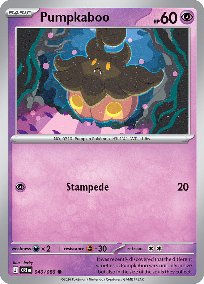 Mega Evolution - Chaos Rising 040/086 Pumpkaboo