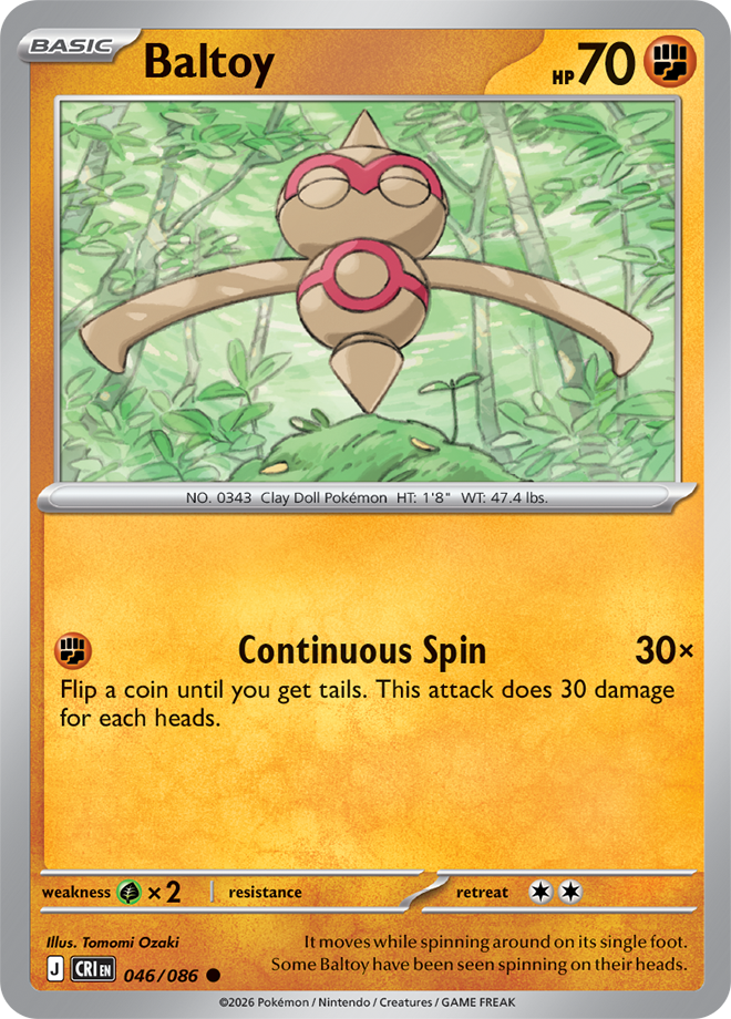 Mega Evolution - Chaos Rising 046/086 Baltoy