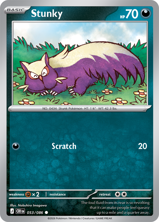 Mega Evolution - Chaos Rising 053/086 Stunky