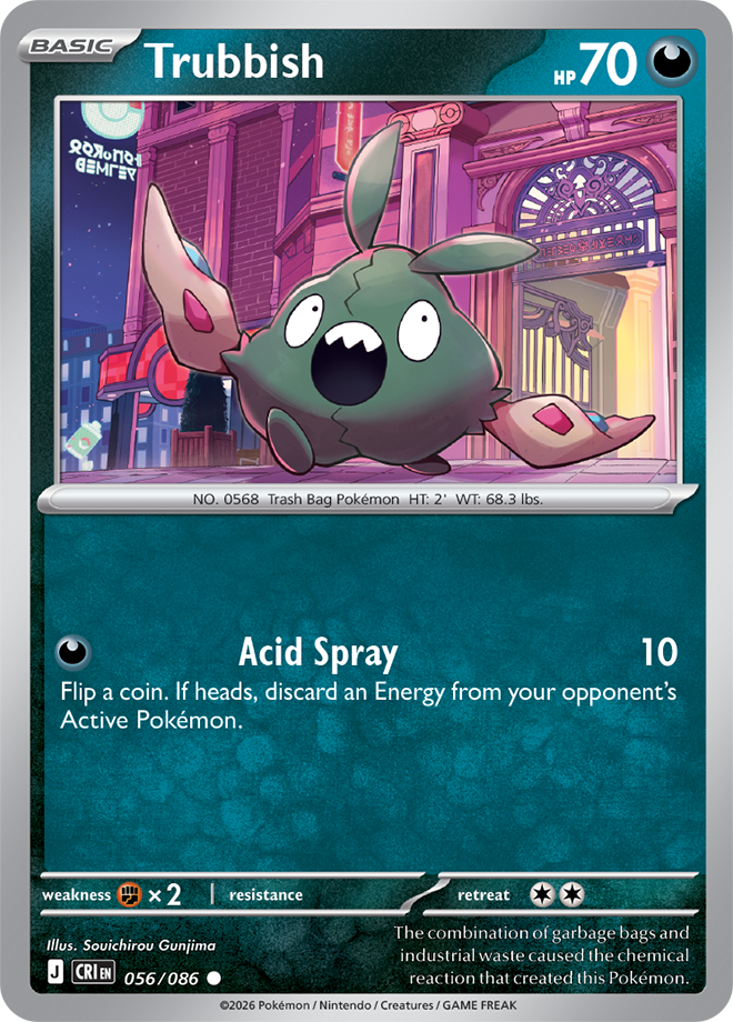 Mega Evolution - Chaos Rising 056/086 Trubbish