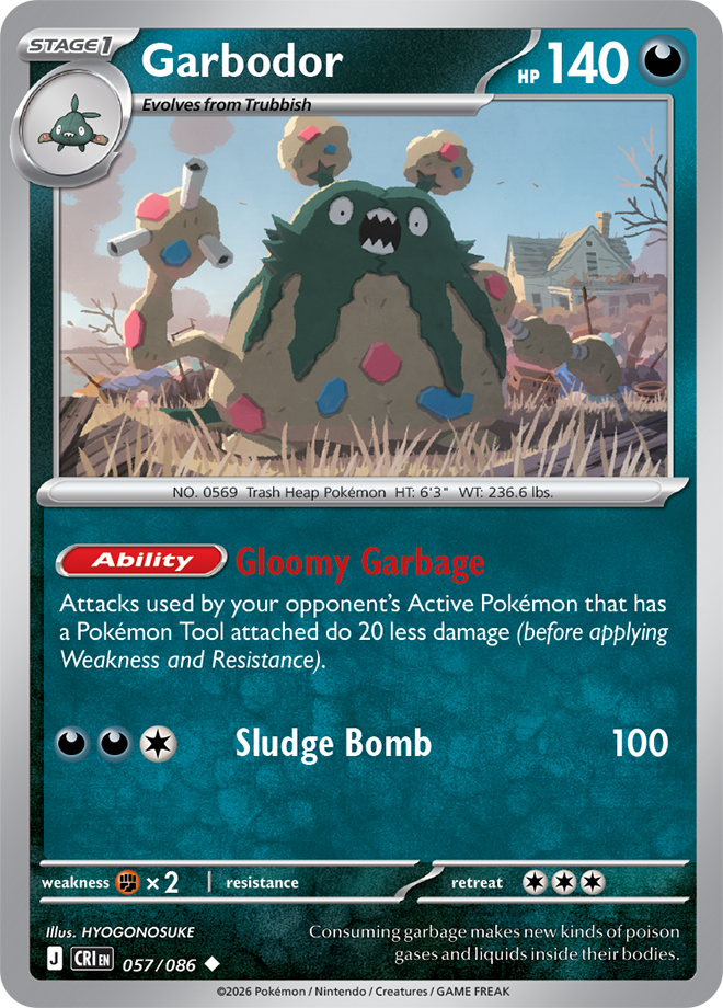 Mega Evolution - Chaos Rising 057/086 Garbodor
