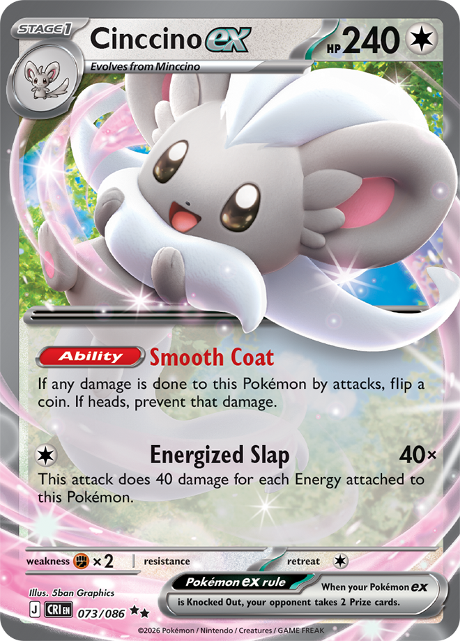 Mega Evolution - Chaos Rising 073/086 Cinccino ex