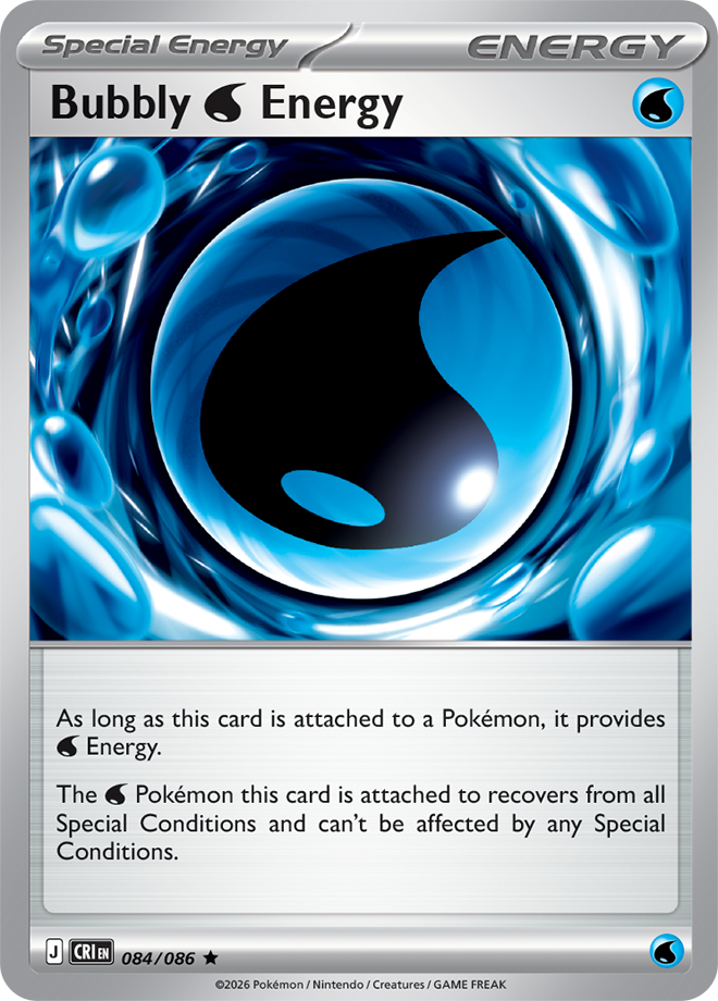Mega Evolution - Chaos Rising 084/086 Bubbly Energy Holo