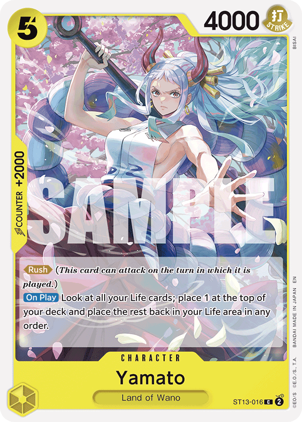 ST13-016 CHARACTER Yamato ST-28