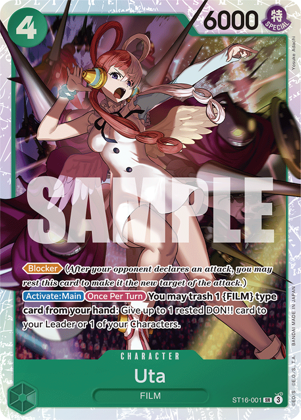 ST16-001 CHARACTER Uta