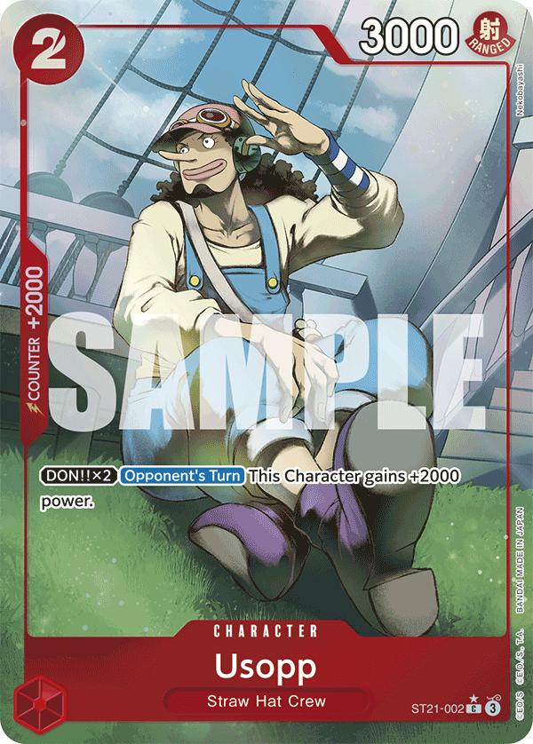 ST21-002 CHARACTER Usopp Parallel