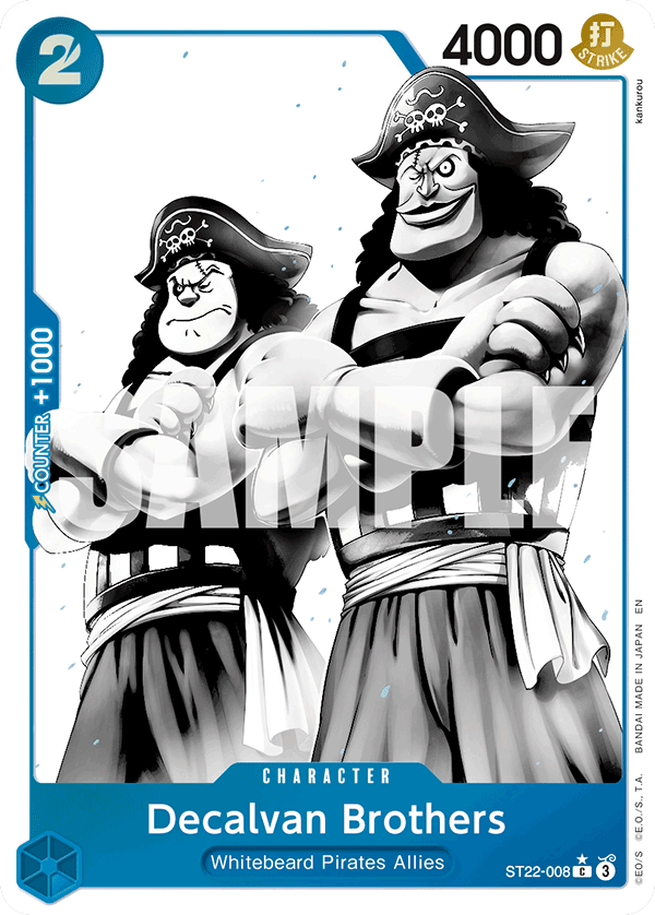 ST22-008 CHARACTER Decalvan Brothers Parallel