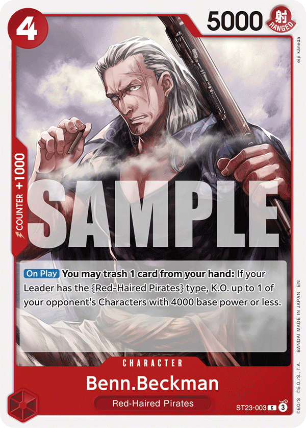 ST23-003 CHARACTER Benn.Beckman