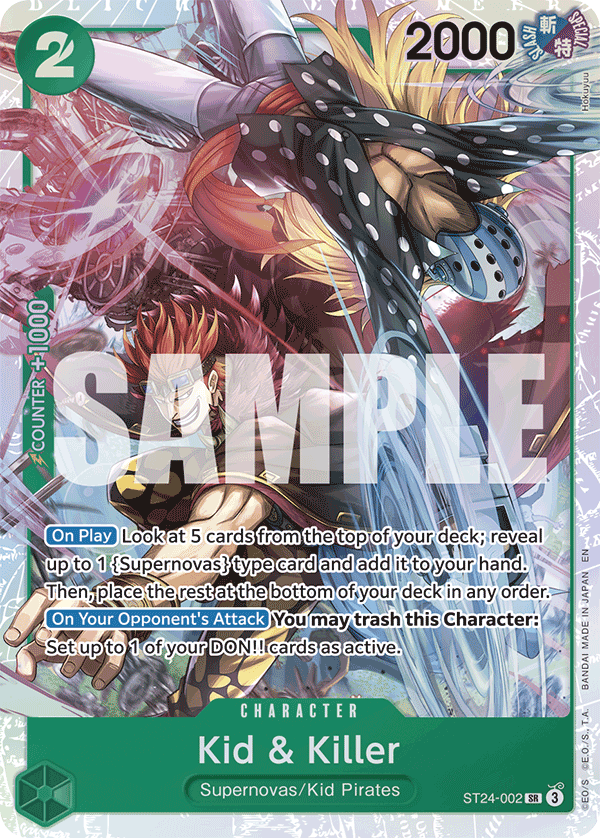 ST24-002 CHARACTER Kid & Killer