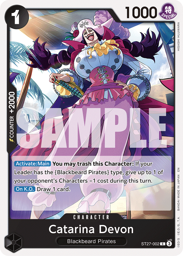 ST27-002 CHARACTER Catarina Devon