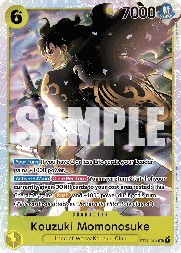 ST28-004 CHARACTER Kouzuki Momonosuke