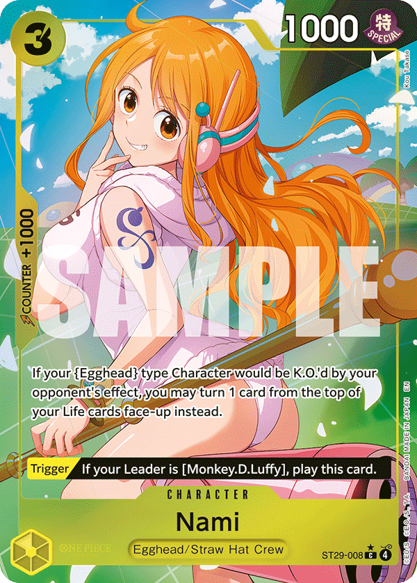 ST29-008 CHARACTER Nami Parallel