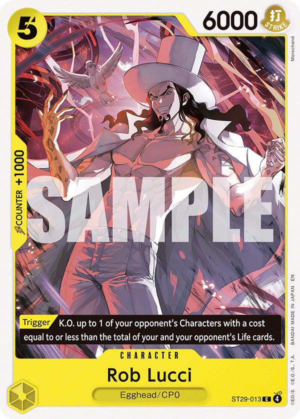 ST29-013 CHARACTER Rob Lucci