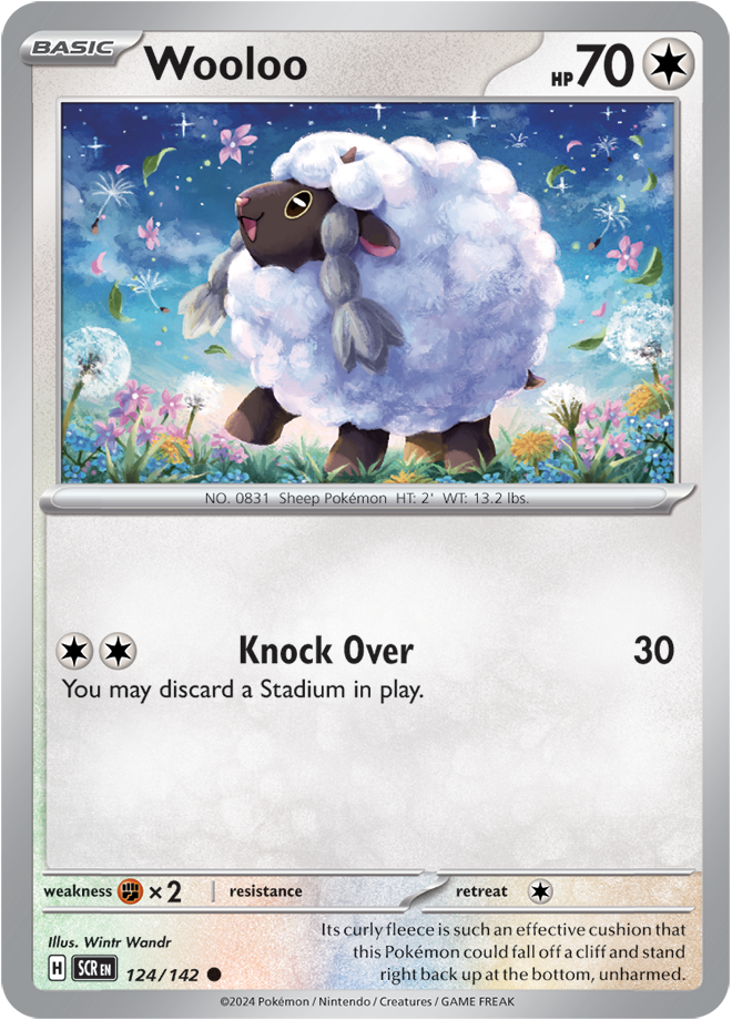 Scarlet & Violet Stellar Crown 124/142 Wooloo