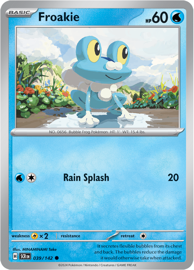 Scarlet & Violet Stellar Crown 039/142 Froakie