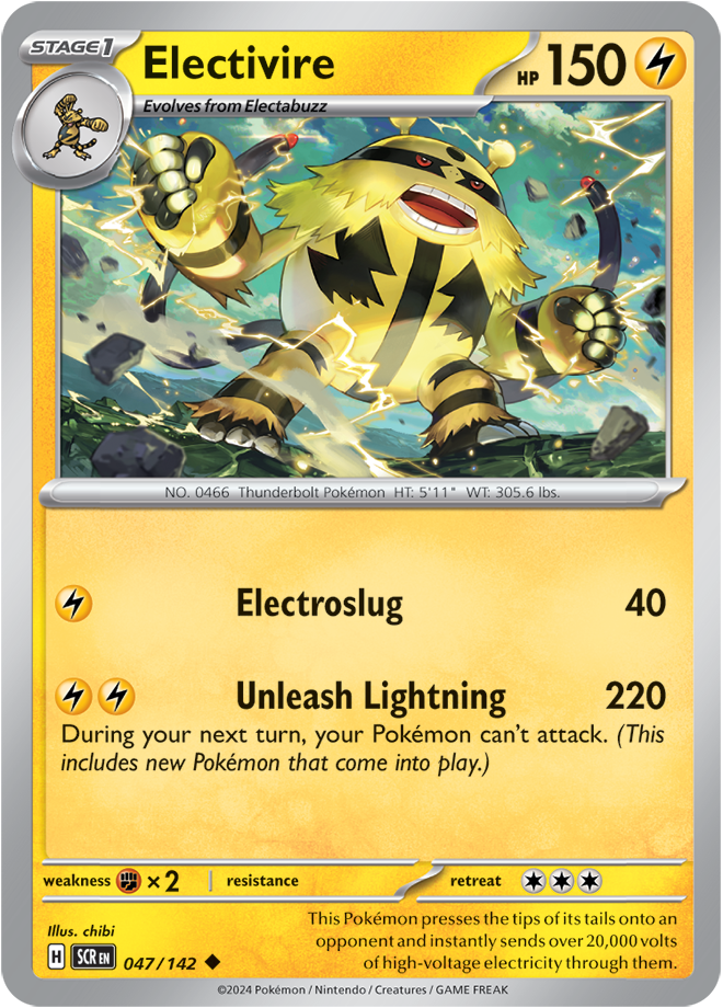 Scarlet & Violet Stellar Crown 047/142 Electivire