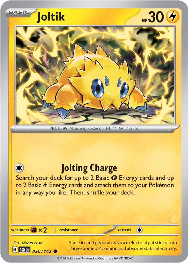 Scarlet & Violet Stellar Crown 050/142 Joltik