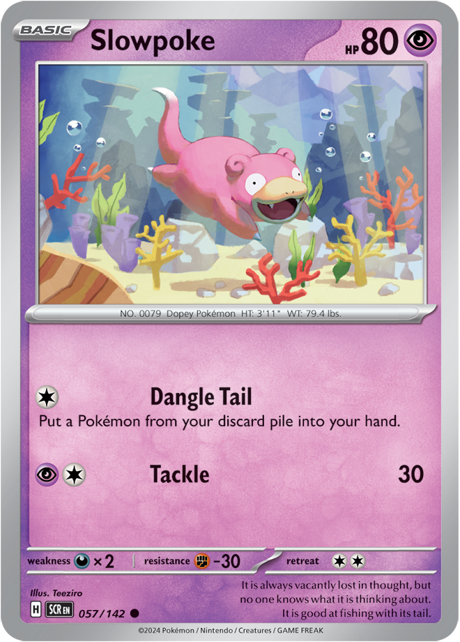 Scarlet & Violet Stellar Crown 057/142 Slowpoke