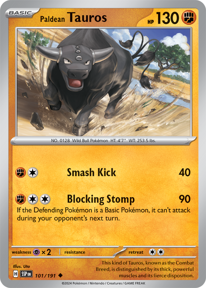 Scarlet & Violet Surging Sparks 101/191 Paldean Tauros