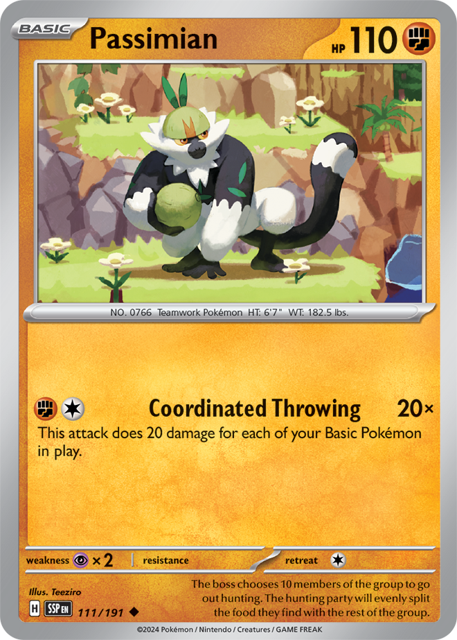 Scarlet & Violet Surging Sparks 111/191 Passimian