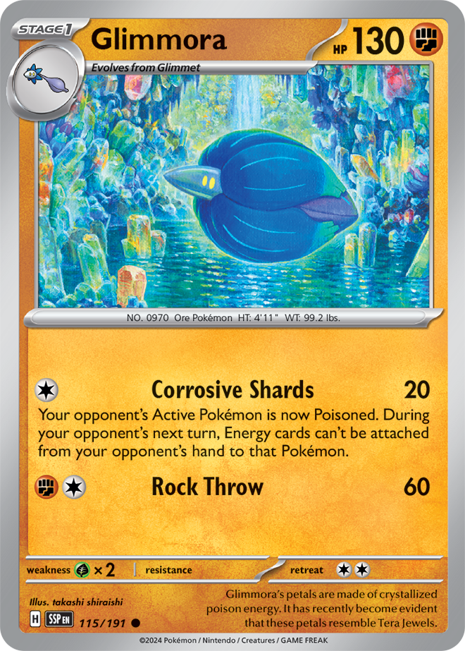 Scarlet & Violet Surging Sparks 115/191 Glimmora Reverse Holo