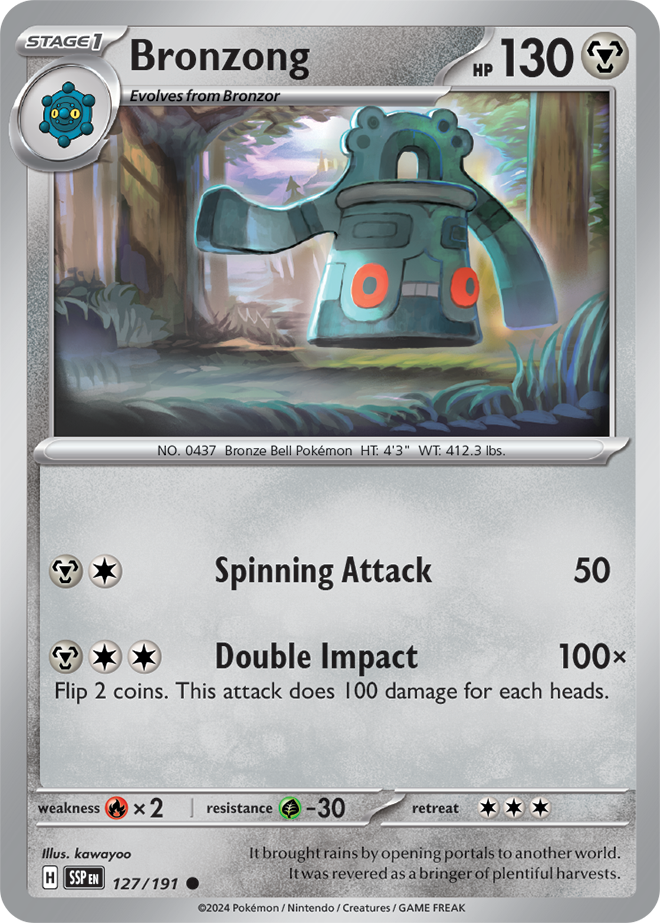 Scarlet & Violet Surging Sparks 127/191 Bronzong