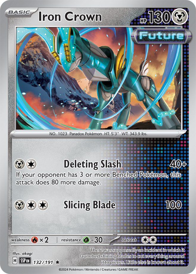 Scarlet & Violet Surging Sparks 132/191 Iron Crown Holo